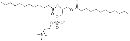 Molecular Structure of 127641-86-5 (1,2-DILAUROYL-SN-GLYCERO-3-PHOSPHOCHOLINE)