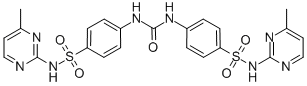 13616-29-0,GSK837149A,GSK837149A;N,N′-Di[4-(4-Methyl-pyrimidin-2-ylsulfamoyl)phenyl]-urea;GSK837149