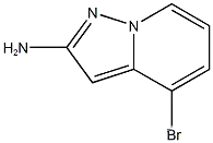 Molecular Structure of 1404309-51-8 (4-bromo-Pyrazolo[1,5-a]pyridin-2-amine)