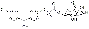 168844-25-5,Fenirofibrate Acyl-β-D-glucuronide 
(Mixture of Diastereomers),Fenirofibrate Acyl-β-D-glucuronide 
(Mixture of Diastereomers);1-[2-[4-[(4-Chlorophenyl)hydroxyMethyl]phenoxy]-2-Methylpropanoate] β-D-Glucopyranuronic Acid