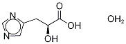 Molecular Structure of 220919-94-8 (L-β-Imidazole Lactic Acid Monohydrate)