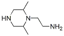 Molecular Structure of 468745-67-7 (1-Piperazineethanamine,2,6-dimethyl-(9CI))