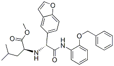 554448-75-8,L-Leucine, N-[(1R)-1-(5-benzofuranyl)-2-oxo-2-[[2-(phenylmethoxy)phenyl]amino]ethyl]-, methyl ester (9CI),L-Leucine, N-[(1R)-1-(5-benzofuranyl)-2-oxo-2-[[2-(phenylmethoxy)phenyl]amino]ethyl]-, methyl ester (9CI)
