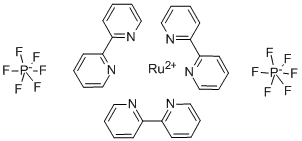 Molecular Structure of 60804-74-2 (TRIS(2,2'-BIPYRIDINE)RUTHENIUM(II) HEXAFLUOROPHOSPHATE)