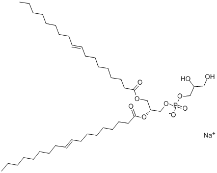 Molecular Structure of 67254-28-8 (1,2-DI[(CIS)-9-OCTADECENOYL]-SN-GLYCEROL-3-PHOSPHO-[1-RAC-GLYCEROL] SODIUM SALT)