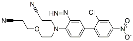 Molecular Structure of 69070-69-5 (3-[[4-(2-chloro-4-nitro-phenyl)diazenylphenyl]-[2-(2-cyanoethoxy)ethyl]amino]propanenitrile)