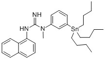 765890-24-2,GUANIDINE, N-METHYL-N'-1-NAPHTHALENYL-N-[3-(TRIBUTYLSTANNYL)PHENYL]-,GUANIDINE, N-METHYL-N'-1-NAPHTHALENYL-N-[3-(TRIBUTYLSTANNYL)PHENYL]-;TBS-CNS 1261;N-(1-NAPHTHYL)-N'-[3-(TRIBUTYLSTANNYL)PHENYL]-N'-METHYLGUANIDINE;Guanidine, N-methyl-N''-1-naphthalenyl-N-