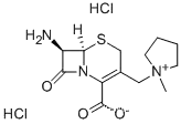 Molecular Structure of 780810-20-0 ((R,R)-7-AMINO-3-(1-METHYLPYRROLIDINIO)METHYL-3-CEPHEM-4-CARBOXYLATE HCL)