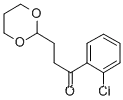 Molecular Structure of 898785-82-5 (2'-CHLORO-3-(1,3-DIOXAN-2-YL)PROPIOPHENONE)