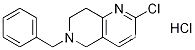 Molecular Structure of 1172576-12-3 (6-N-Benzyl-2-chloro-5,6,7,8-tetrahydro-1,6-naphthyridine HCl)