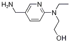 Molecular Structure of 1183030-95-6 (2-[[5-(Aminomethyl)-2-pyridinyl](ethyl)amino]-1-ethanol)