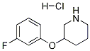 1184976-95-1,3-(3-FLUOROPHENOXY)PIPERIDINE HYDROCHLORIDE,3-(3-FLUOROPHENOXY)PIPERIDINE HYDROCHLORIDE