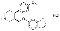 rac-trans-4-Desfluoro-4-methoxy Paroxetine Hydrochloride