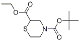 1346597-50-9,Ethyl N-Boc-2-thioMorpholinecarboxylate,Ethyl N-Boc-2-thioMorpholinecarboxylate;Ethyl N-tert-butoxycarbonyl-2-thiomorpholinecarboxylate;2,4-Thiomorpholinedicarboxylic acid 4-(1,1-dimethylethyl) 2-ethyl ester;4-tert-Butyl 2-ethyl thiomorpholine-2,4-dicarboxylate