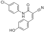 16435-09-9,(2Z)-N-(4-chlorophenyl)-2-cyano-3-(4-hydroxyphenyl)prop-2-enamide,CHEMBRDG-BB 5740766;(2Z)-N-(4-CHLOROPHENYL)-2-CYANO-3-(4-HYDROXYPHENYL)ACRYLAMIDE