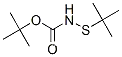 Molecular Structure of 25297-02-3 (Carbamic acid, (tert-butylthio)-, tert-butyl ester (8CI))