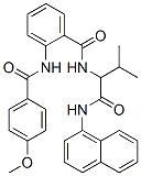 345244-55-5,Benzamide, 2-[(4-methoxybenzoyl)amino]-N-[2-methyl-1-[(1-naphthalenylamino)carbonyl]propyl]- (9CI),Benzamide, 2-[(4-methoxybenzoyl)amino]-N-[2-methyl-1-[(1-naphthalenylamino)carbonyl]propyl]- (9CI)