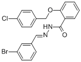 347901-59-1,SALOR-INT L484709-1EA,SALOR-INT L484709-1EA;N'-(3-BROMOBENZYLIDENE)-2-((4-CHLOROBENZYL)OXY)BENZOHYDRAZIDE