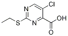 382610-58-4,5-chloro-2-(ethylthio)pyrimidine-4-carboxylic acid,5-chloro-2-(ethylthio)pyrimidine-4-carboxylic acid;5-chloro-2-(ethylthio)-4-pyrimidinecarboxylic acid;5-chloro-2-ethylsulfanyl-pyrimidine-4-carboxylic acid;5-chloro-2-ethylsulfanylpyrimidine-4-carboxylic acid