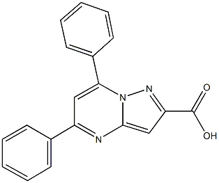 5646-98-0,5,7-diphenylpyrazolo[1,5-a]pyrimidine-2-carboxylic acid,5,7-diphenylpyrazolo[1,5-a]pyrimidine-2-carboxylic acid;5,7-di(phenyl)-2-pyrazolo[1,5-a]pyrimidinecarboxylic acid;AIDS351573;AIDS-351573;BAS 00398168;BIM-0026918.P001;CBMicro_027129;ChemDiv2_002899