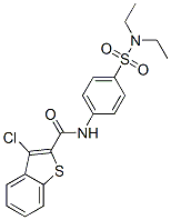 600640-87-7,Benzo[b]thiophene-2-carboxamide, 3-chloro-N-[4-[(diethylamino)sulfonyl]phenyl]- (9CI),Benzo[b]thiophene-2-carboxamide, 3-chloro-N-[4-[(diethylamino)sulfonyl]phenyl]- (9CI)
