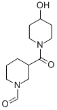 Molecular Structure of 667462-11-5 (3-(4-HYDROXYPIPERIDINE-1-CARBONYL)PIPERIDINE-1-CARBALDEHYDE)