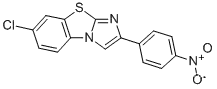 Molecular Structure of 864434-24-2 (7-CHLORO-2-(4-NITROPHENYL)IMIDAZO[2,1-B]BENZOTHIAZOLE)