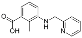 881445-78-9,2-METHYL-3-((PYRIDIN-2-YLMETHYL)AMINO)BENZOIC ACID,2-METHYL-3-((PYRIDIN-2-YLMETHYL)AMINO)BENZOIC ACID;CHEMBRDG-BB 9010748;AKOS LT-1142X1532;2-methyl-3-[(2-pyridinylmethyl)amino]benzoic acid(SALTDATA: FREE)