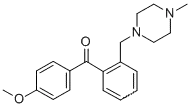 Molecular Structure of 898782-80-4 (4'-METHOXY-2-(4-METHYLPIPERAZINOMETHYL) BENZOPHENONE)