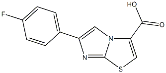 912770-37-7,6-(4-fluorophenyl)imidazo[2,1-b][1,3]thiazole-3-carboxylic acid,6-(4-fluorophenyl)imidazo[2,1-b][1,3]thiazole-3-carboxylic acid;Albb-004582