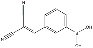Molecular Structure of 957034-31-0 (3-(2,2-Dicyanovinyl)phenylboronic acid)