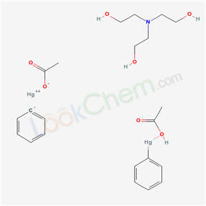 8015-27-8,acetic acid; 2-(bis(2-hydroxyethyl)amino)ethanol; cyclohexatriene; mercury(+2) cation; phenylmercury; acetate,