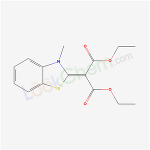 5968-99-0,diethyl (3-methyl-1,3-benzothiazol-2(3H)-ylidene)propanedioate,