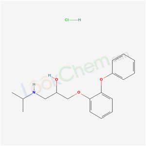 21299-86-5,(±)-1-(ISOPROPYLAMINO)-3-(o-PHENOXY-PHENOXY)-2-PROPANOL HYDRO-CHLORIDE			,