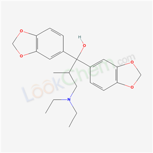 21564-55-6,1,1-Bis(1,3-benzodioxol-5-yl)-3-(diethylamino)-2-methyl-1-propanol,