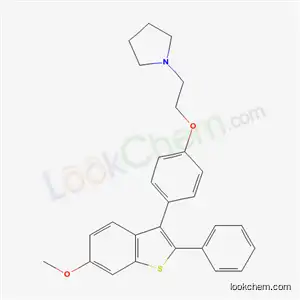 1-{2-[4-(6-methoxy-2-phenyl-1-benzothiophen-3-yl)phenoxy]ethyl}pyrrolidine