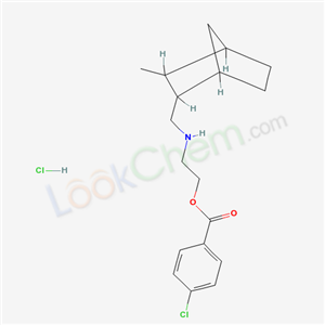 36398-93-3,2-{[(3-methylbicyclo[2.2.1]hept-2-yl)methyl]amino}ethyl 4-chlorobenzoate hydrochloride (1:1),
