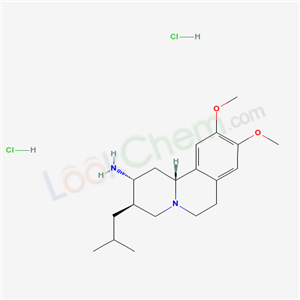 39630-43-8,(2R,3R,11bR)-9,10-dimethoxy-3-(2-methylpropyl)-1,3,4,6,7,11b-hexahydro-2H-pyrido[2,1-a]isoquinolin-2-amine dihydrochloride,