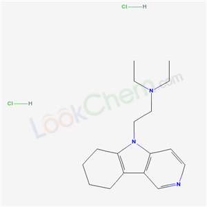 39744-93-9,N,N-diethyl-2-(6,7,8,9-tetrahydro-5H-pyrido[4,3-b]indol-5-yl)ethanamine dihydrochloride,