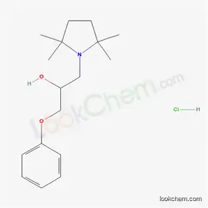 Molecular Structure of 41456-83-1 (1-phenoxy-3-(2,2,5,5-tetramethylpyrrolidin-1-yl)propan-2-ol hydrochloride (1:1))