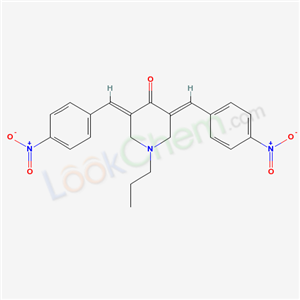 5154-94-9,(3E,5E)-3,5-bis(4-nitrobenzylidene)-1-propylpiperidin-4-one,