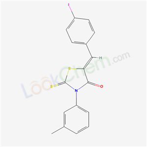 5673-26-7,(5Z)-5-(4-iodobenzylidene)-3-(3-methylphenyl)-2-thioxo-1,3-thiazolidin-4-one,