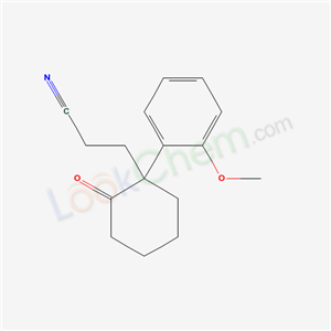 4954-04-5,3-[1-(2-methoxyphenyl)-2-oxocyclohexyl]propanenitrile,