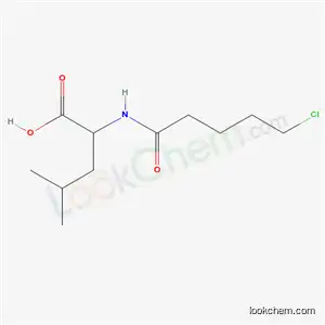 Molecular Structure of 5464-41-5 (N-(5-chloropentanoyl)leucine)