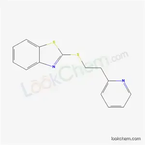 Molecular Structure of 21181-94-2 (2-{[2-(pyridin-2-yl)ethyl]sulfanyl}-1,3-benzothiazole)
