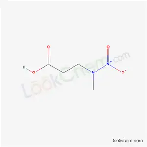 Molecular Structure of 57742-23-1 (3-[methyl(nitro)amino]propanoic acid)