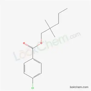 Molecular Structure of 5461-01-8 (2,2-dimethylpentyl 4-chlorobenzoate)