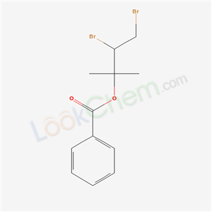 5458-65-1,3,4-dibromo-2-methylbutan-2-yl benzoate,