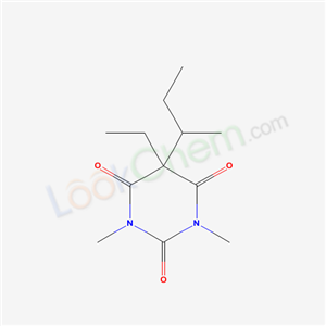 55134-03-7,5-Ethyl-1,3-dimethyl-5-sec-butylbarbituric acid,Secbubarbitone-permethylated;
