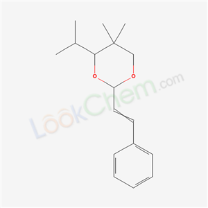 5,5-dimethyl-2-(2-phenylethenyl)-4-propan-2-yl-1,3-dioxane cas  61920-53-4